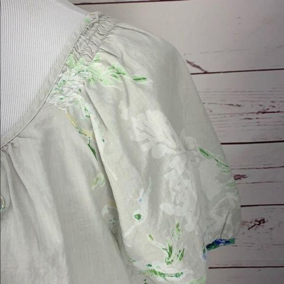 Hester & Orchard‎ XL peasant Floral Cap Sleeve Top Blouse - Picture 6 of 9